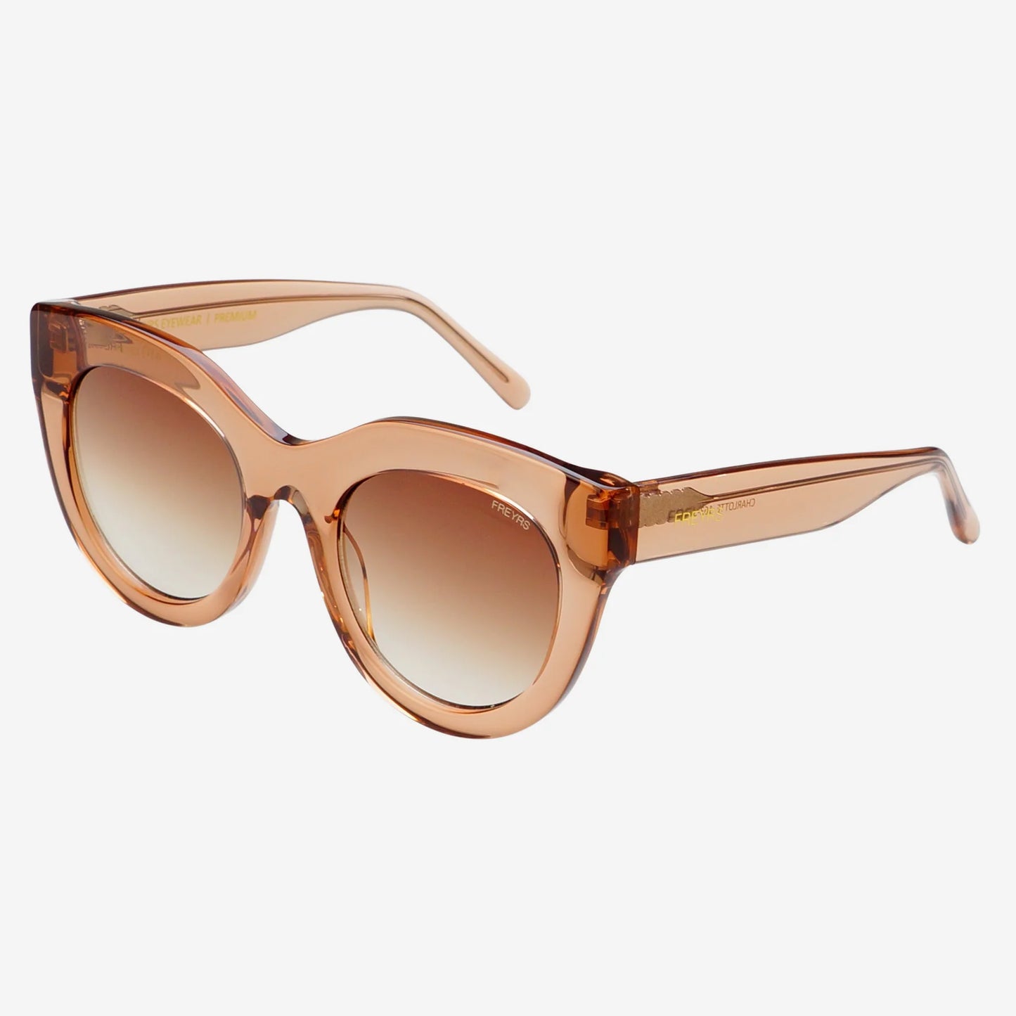 charlotte acetate cat eye sunglasses