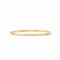 crescent stone bangle