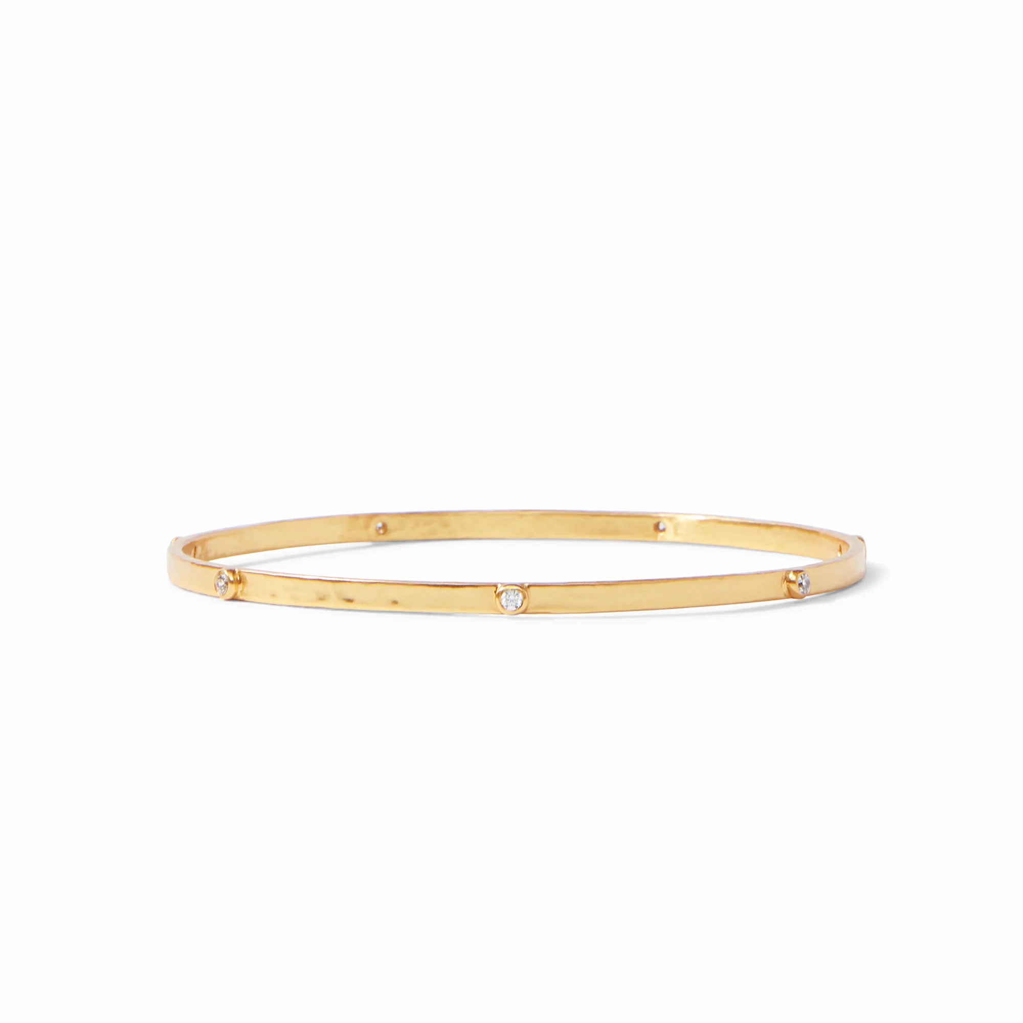 crescent stone bangle