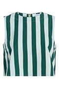 crop top dunlin stripes