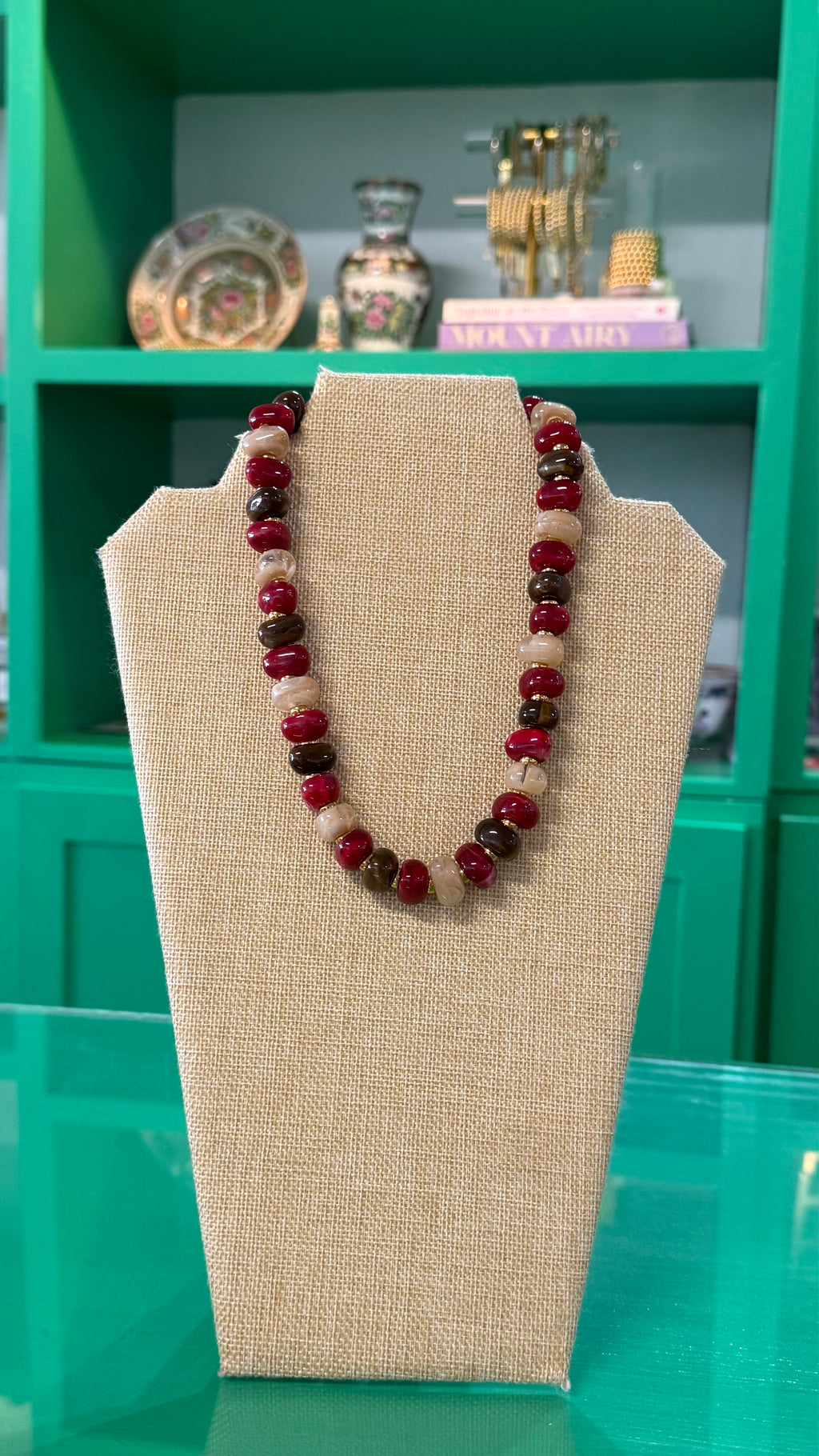 mini fall bauble necklace