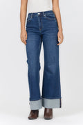 fiona high rise wide leg jeans castillion