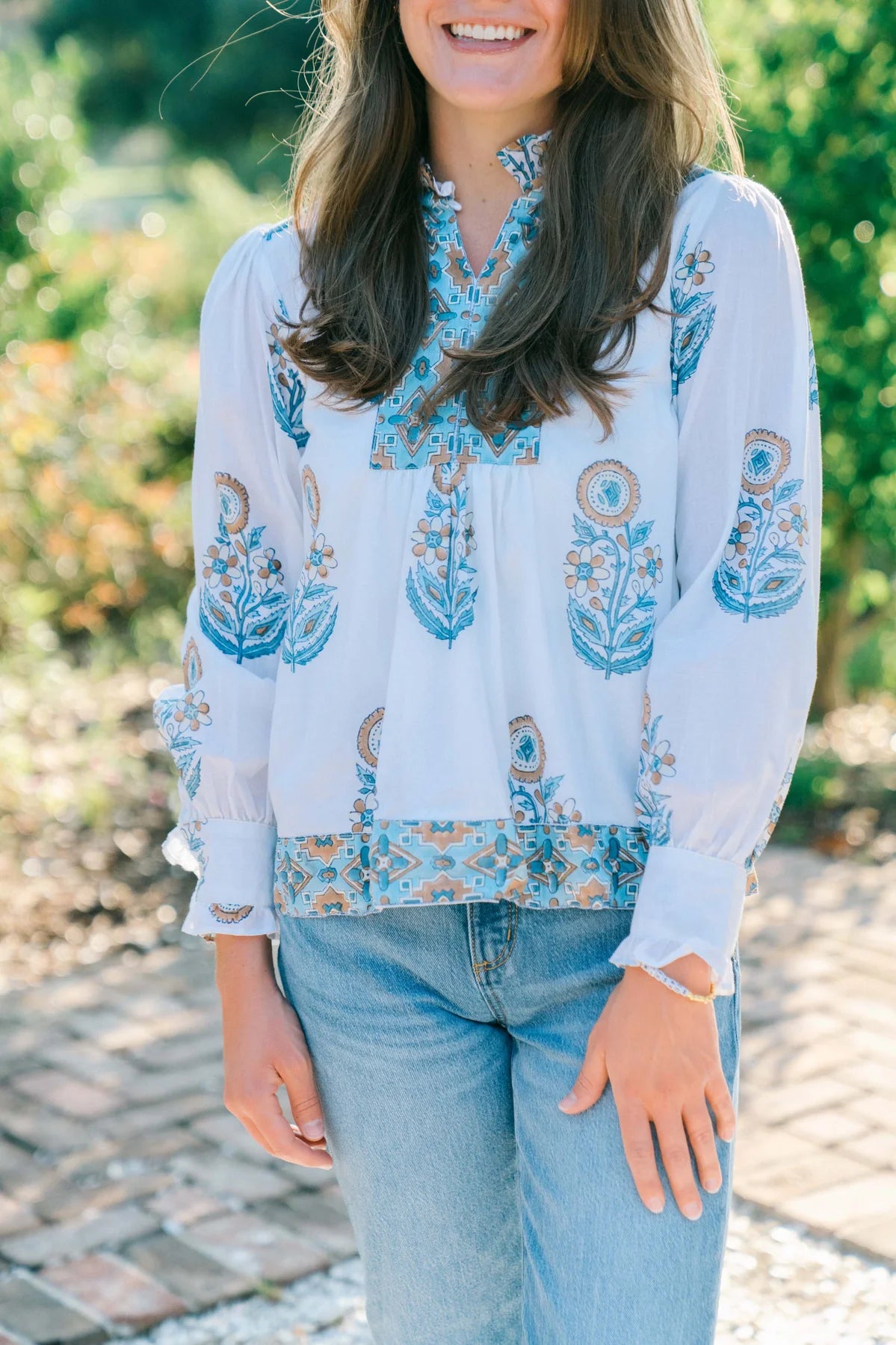 claire blouse java