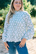 kinsey blouse sagebrush
