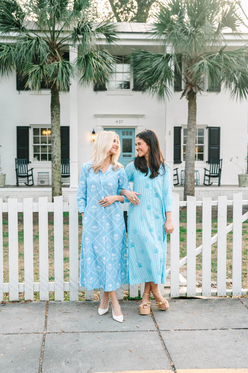 bailey bluebell stripe dress