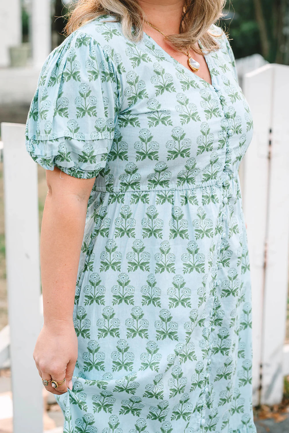 hadley dress in juniper grove