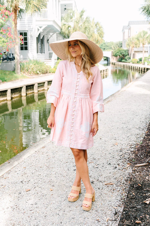 cecilia dress pink salt