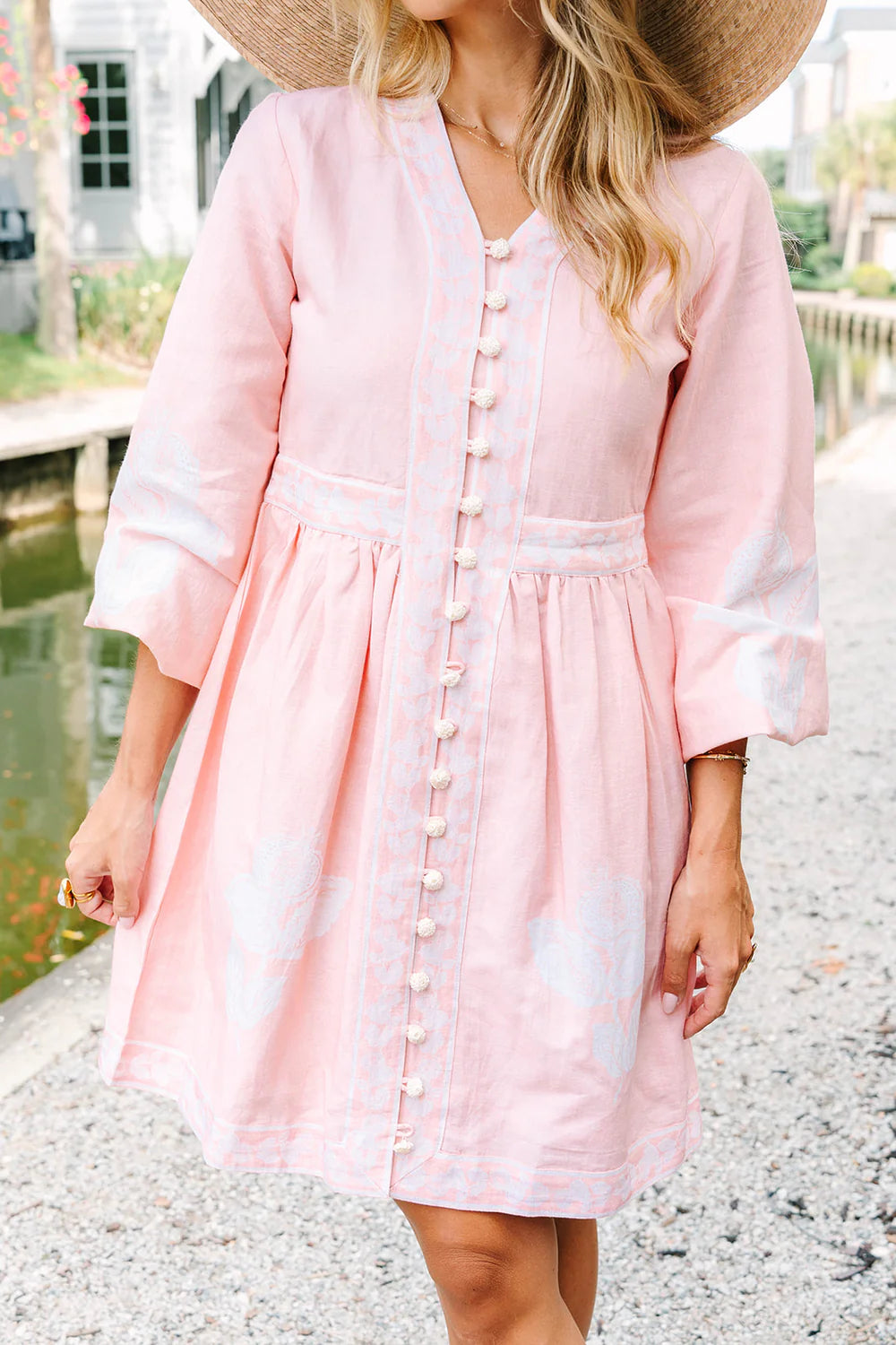 cecilia dress pink salt
