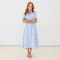 millie dress jungle blue