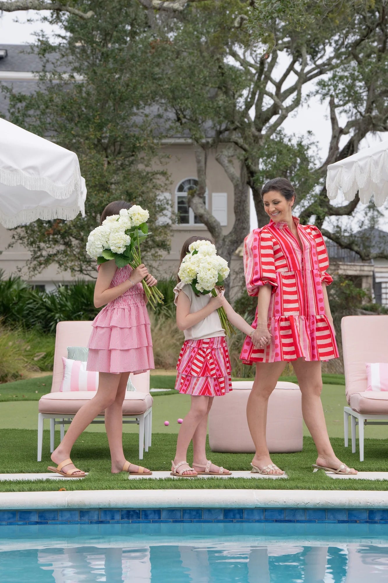 sadie dress peach jubilee