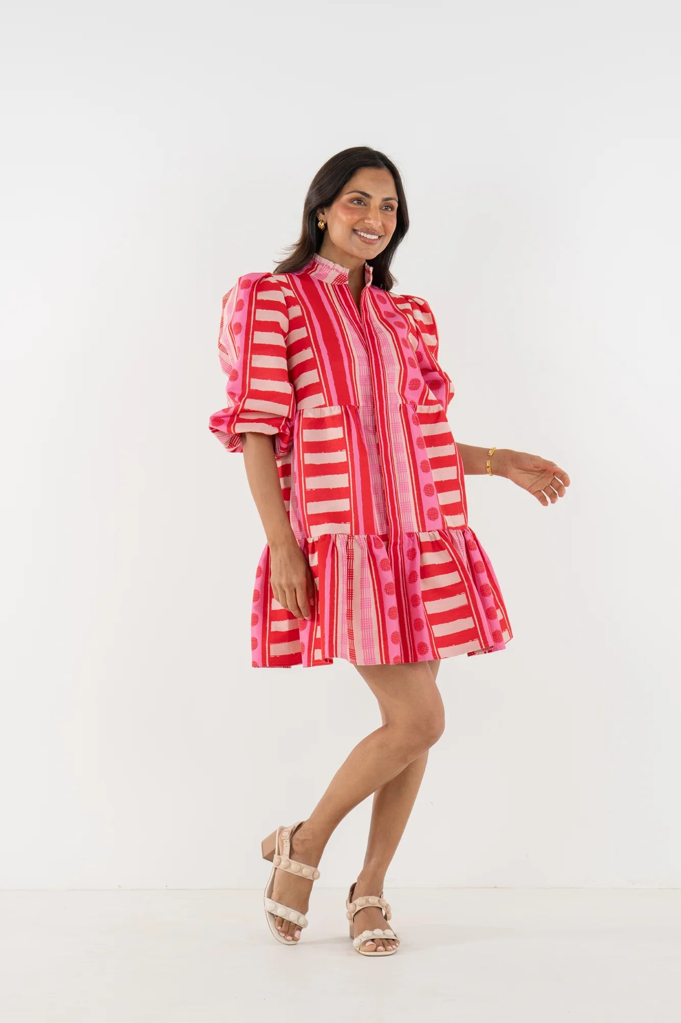 sadie dress peach jubilee