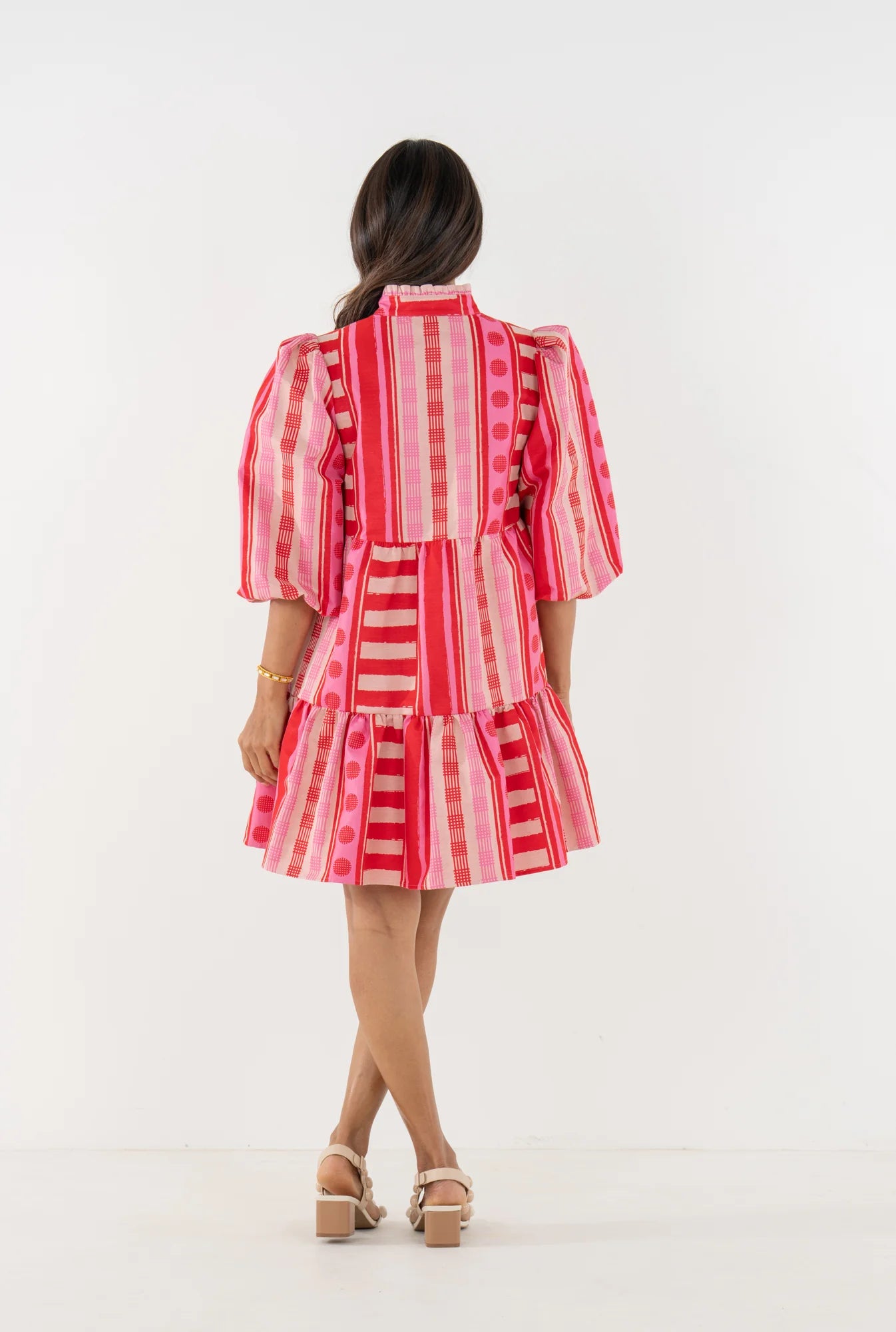 sadie dress peach jubilee