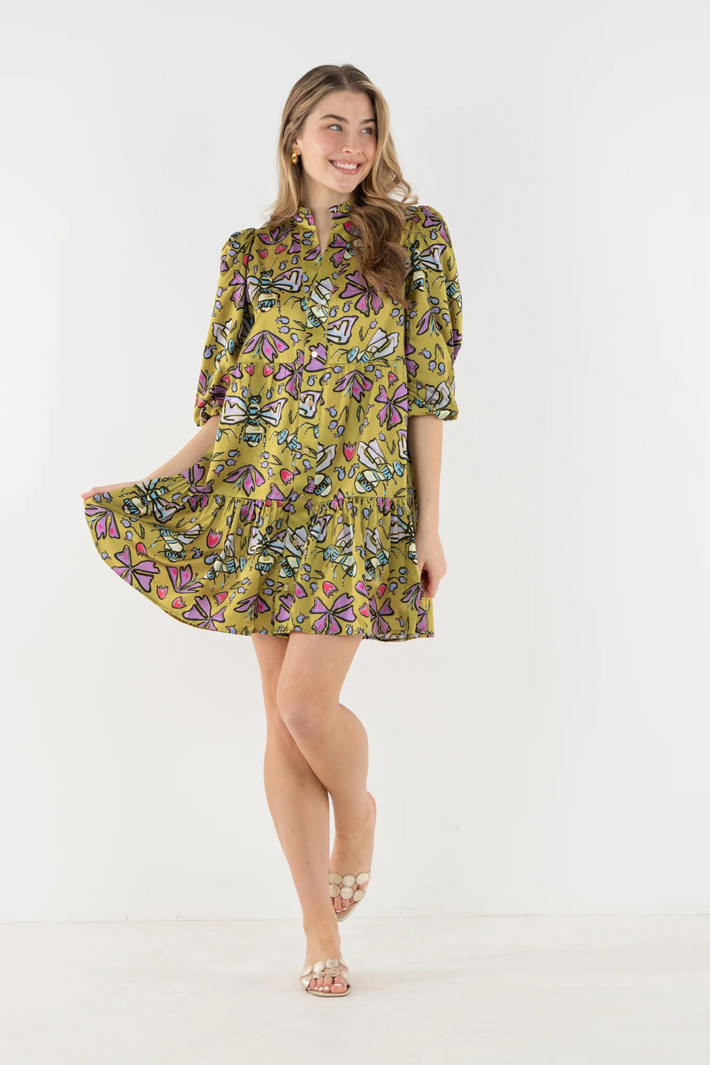 sadie dress in dutch bee