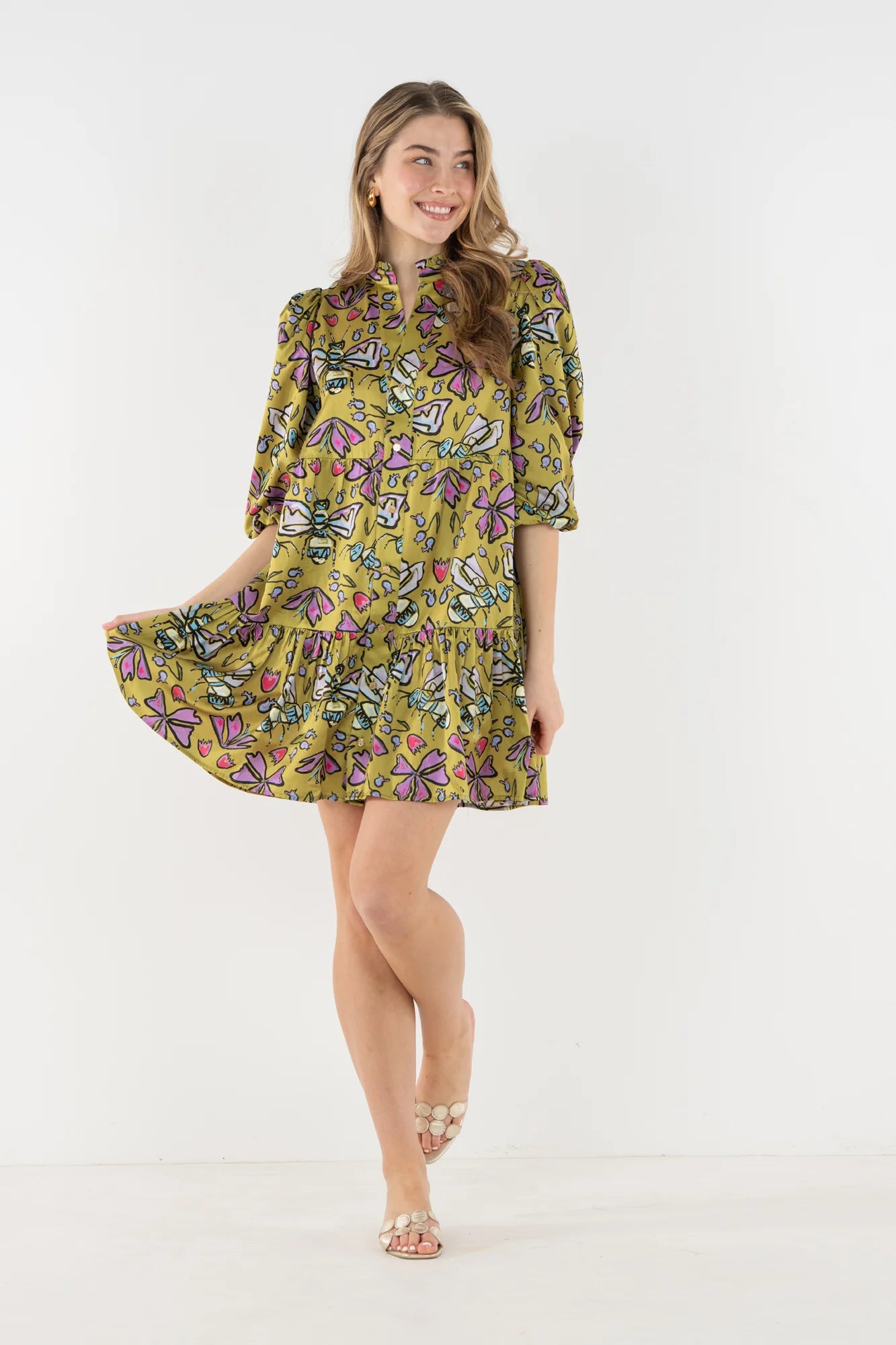 sadie dress in dutch bee