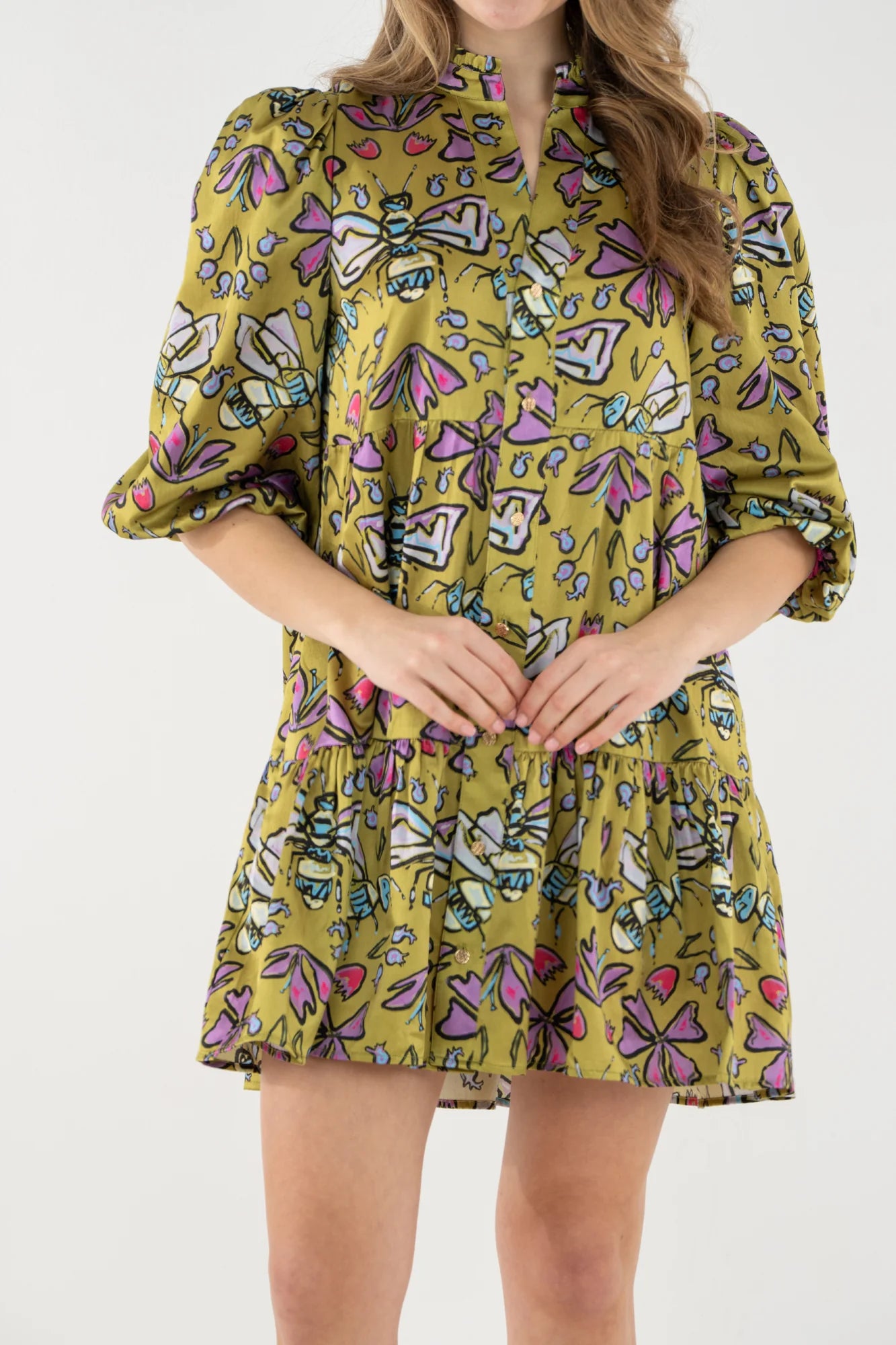 sadie dress in dutch bee