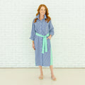 libby stripe dress navy
