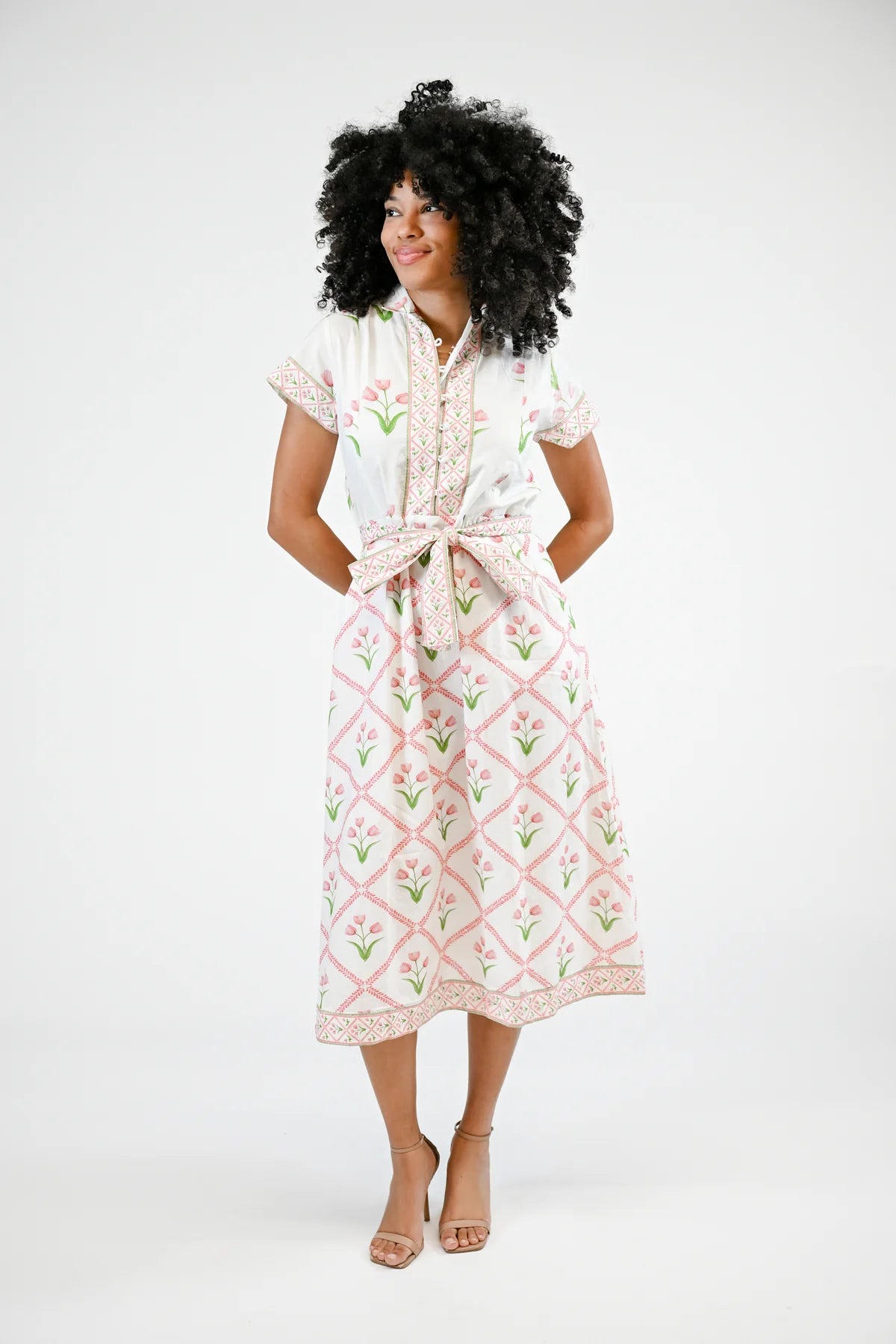 folly maxi dress pink tulip