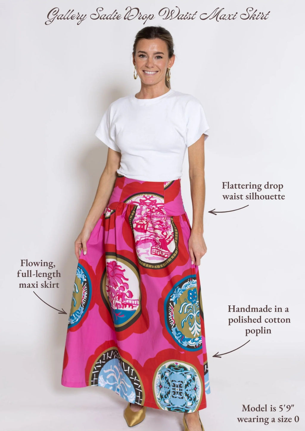 gallery sadie drop waist maxi skirt