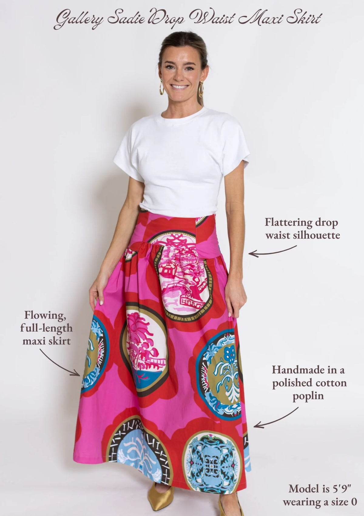 gallery sadie drop waist maxi skirt