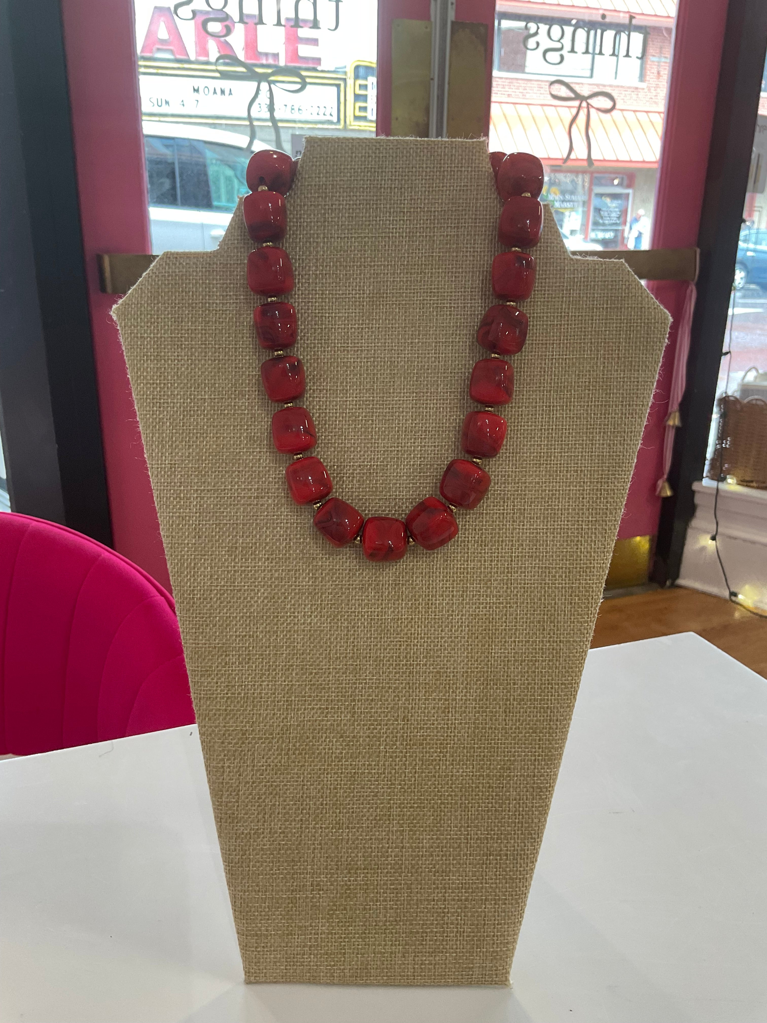 talia beaded necklace