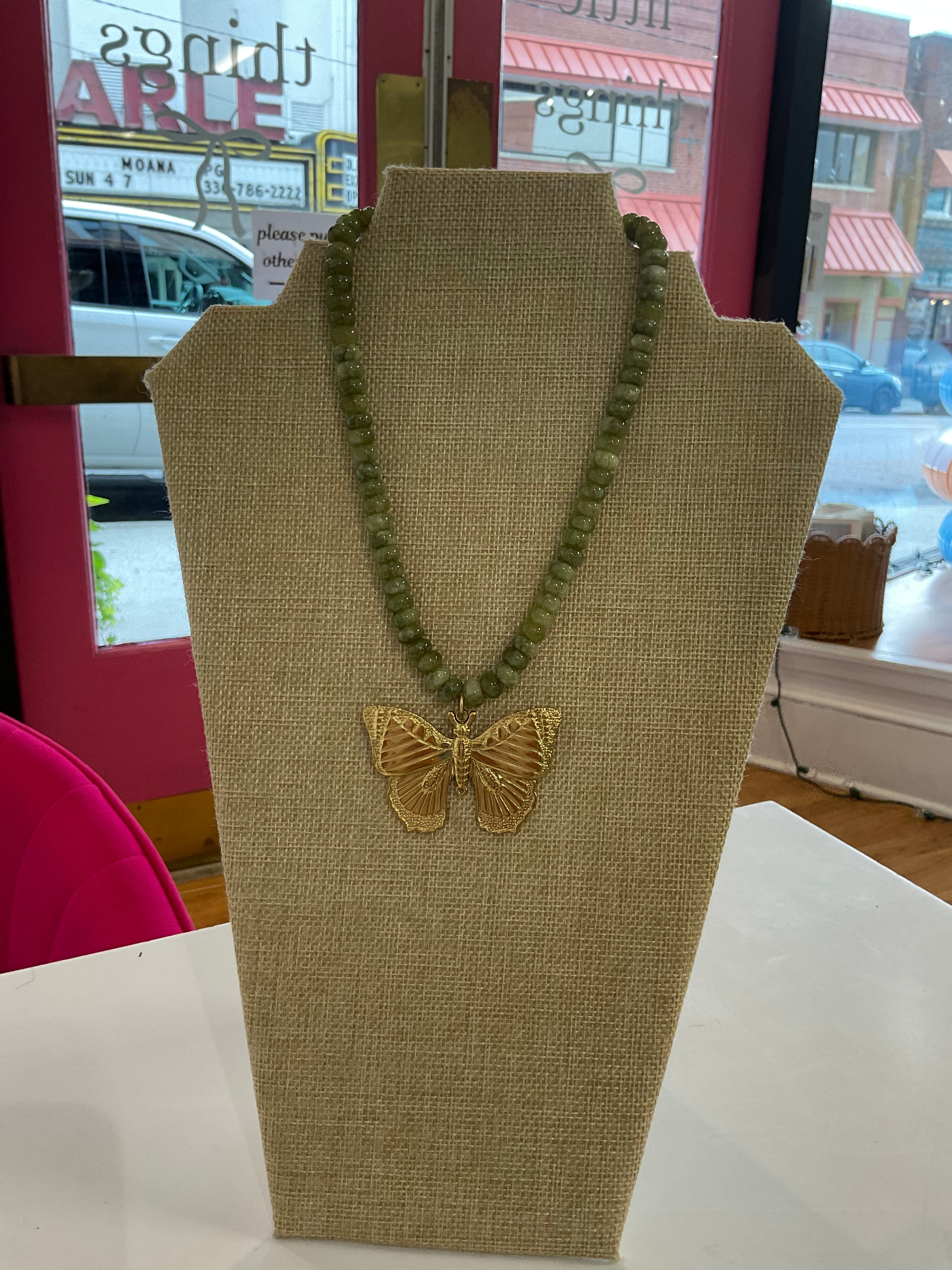 charm beaded necklace