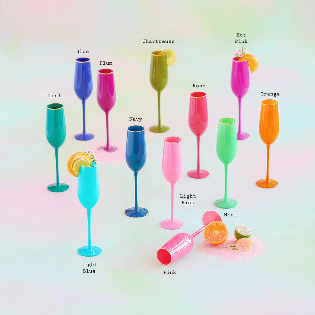 sugar plum champagne flute