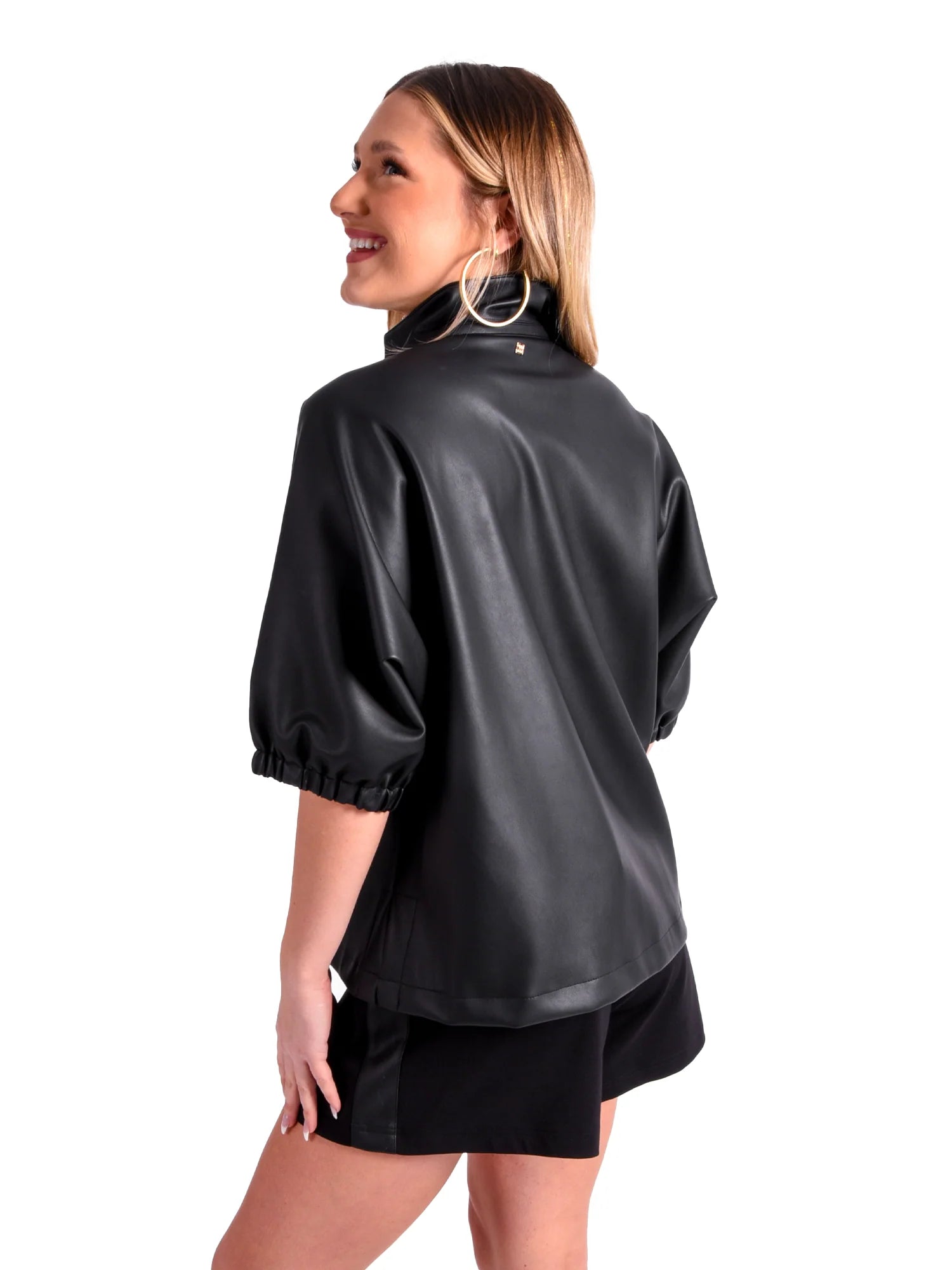 poppy top vegan leather
