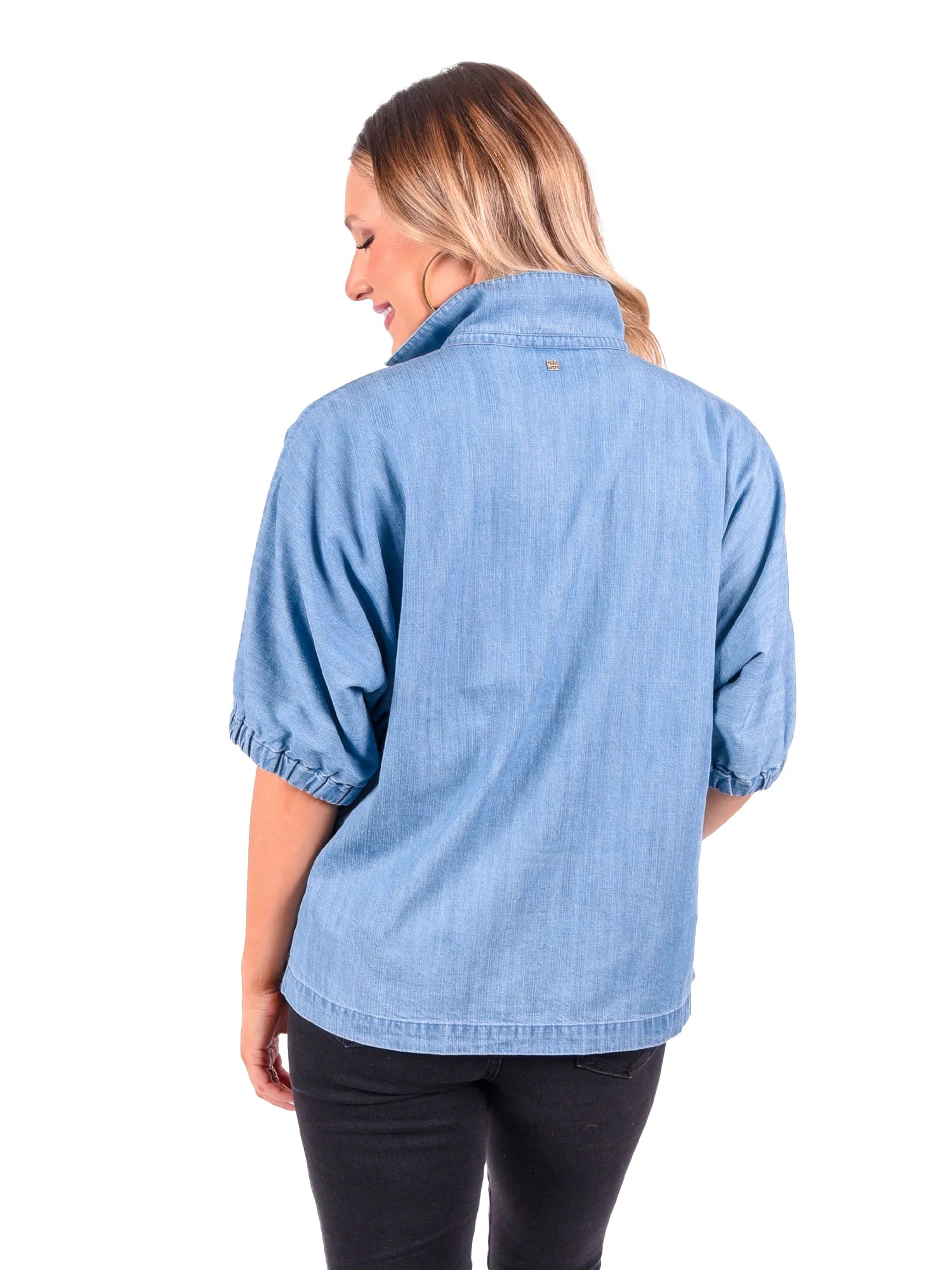 poppy top denim chambray