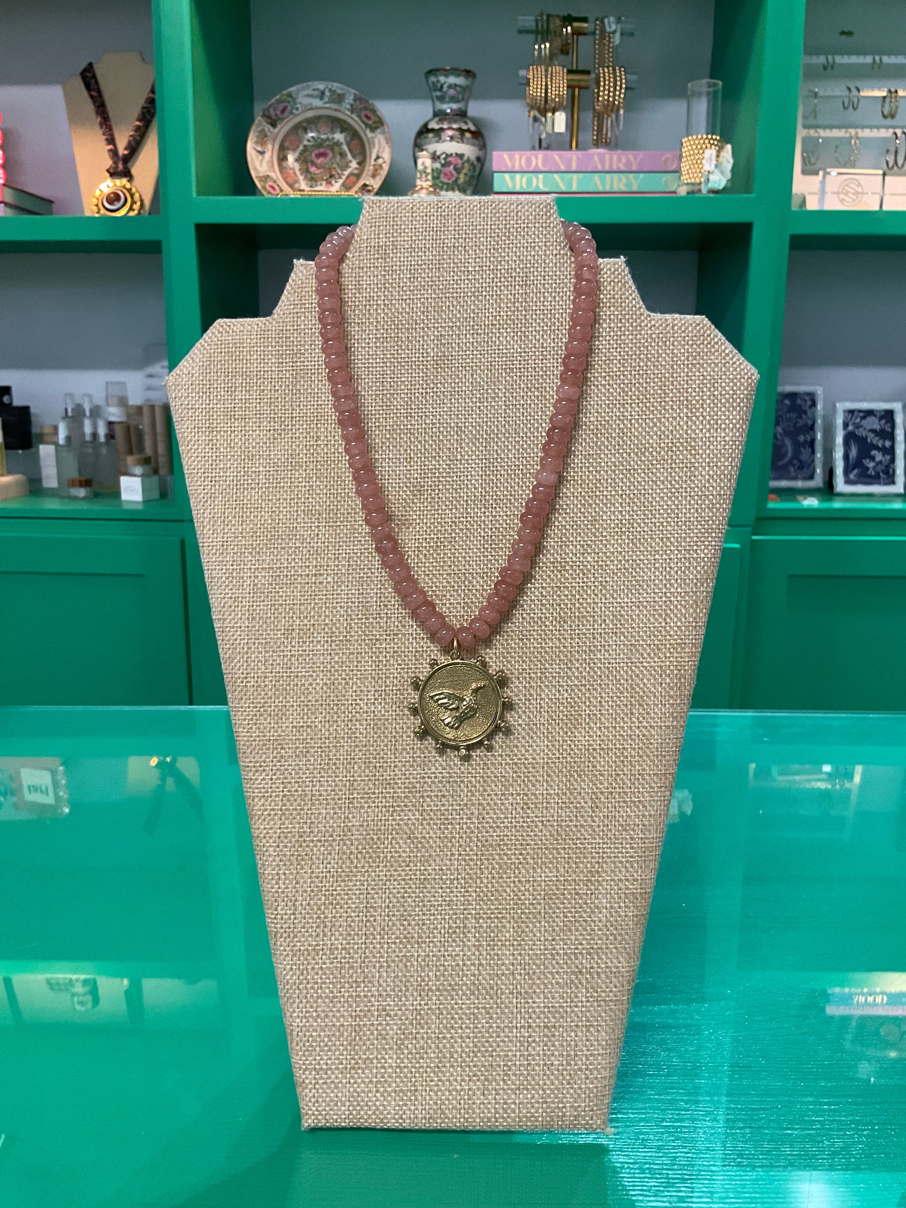 charm beaded necklace