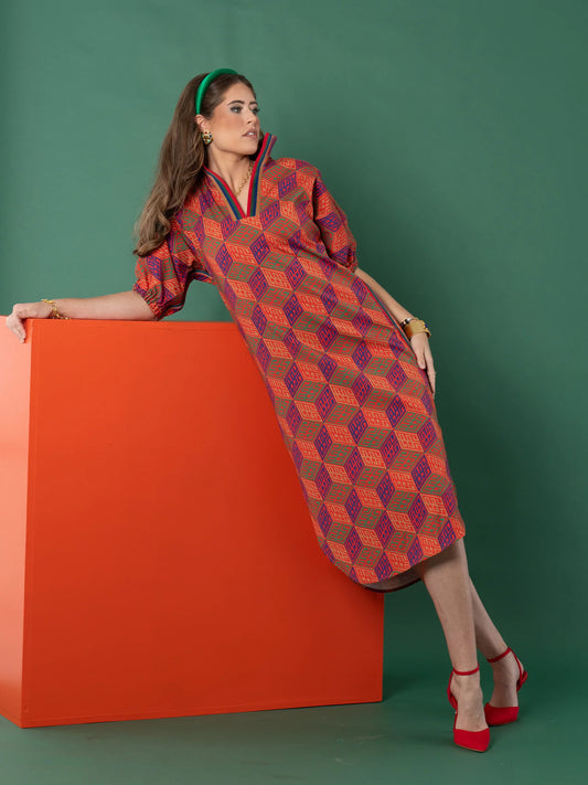 poppy caftan vintage monogram
