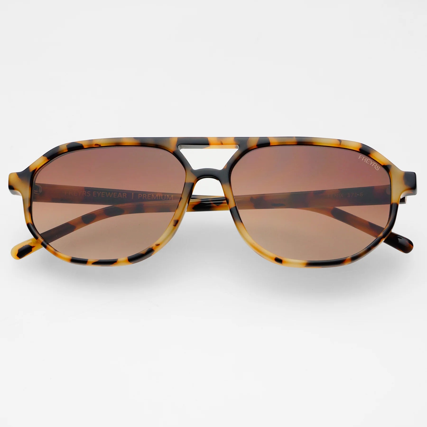 fenix aviator sunglasses milky tortoise