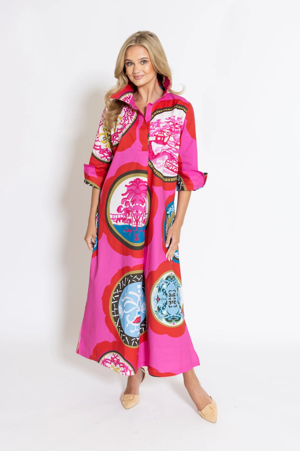 gallery ruthing shirt dress long