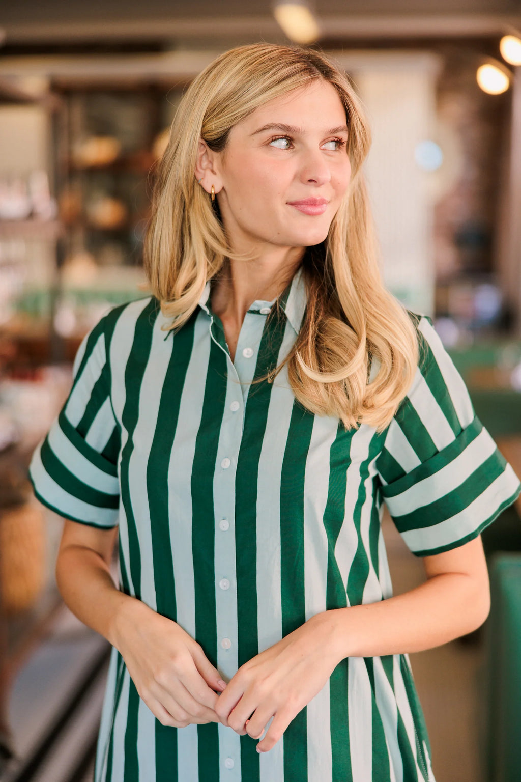 gibbons dress dunlin stripe