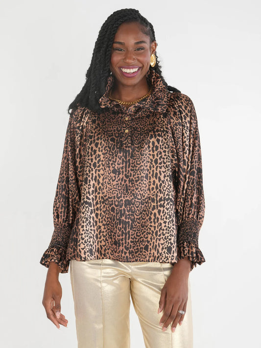 charlotte top lady leopard