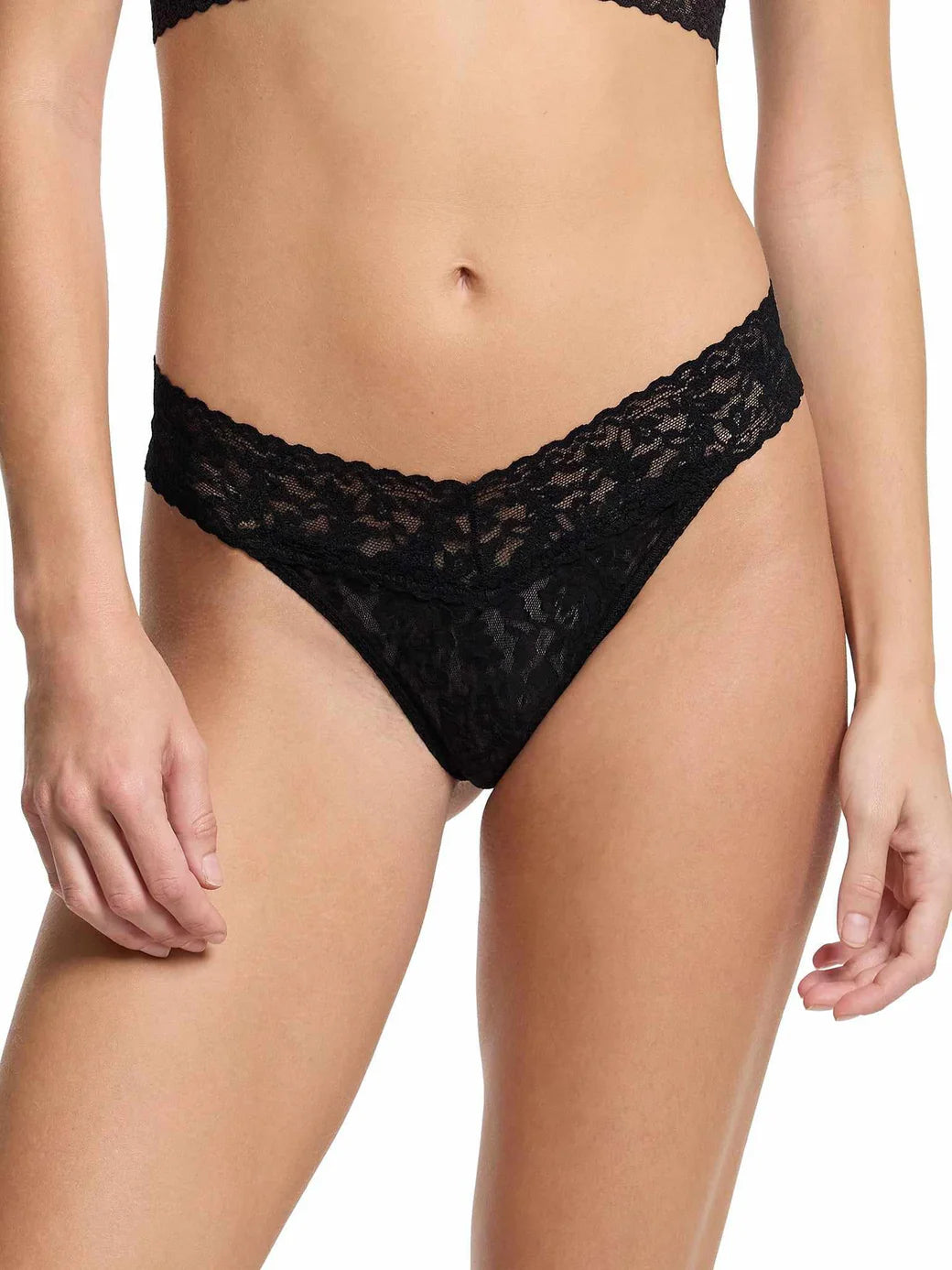 signature lace original rise thong