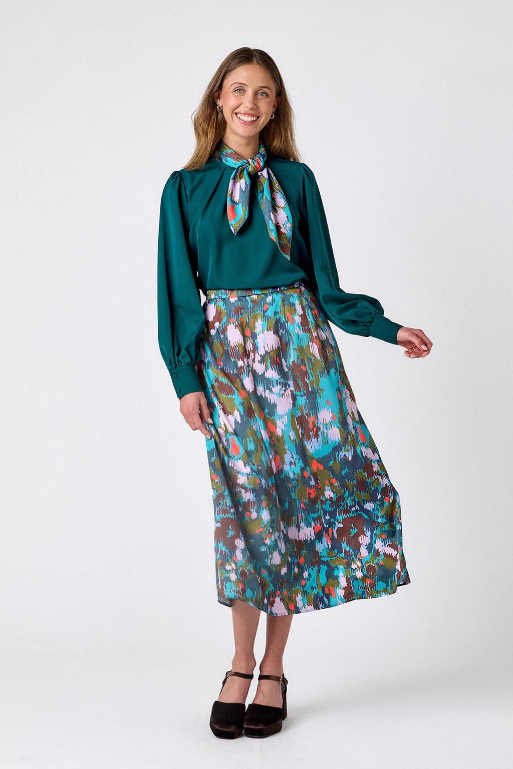 estelle blouse verdigris