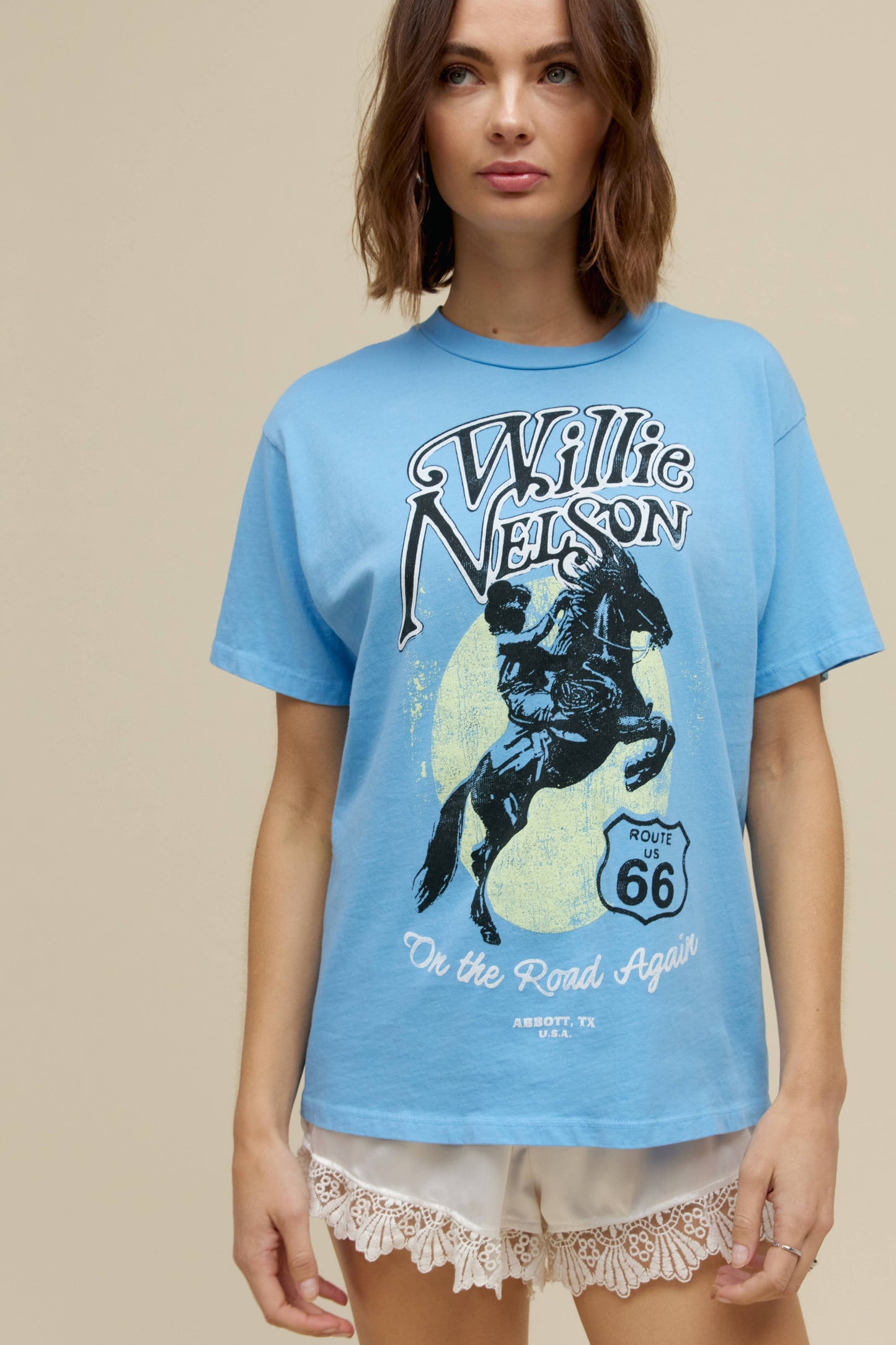 willie nelson route 66 weekend tee