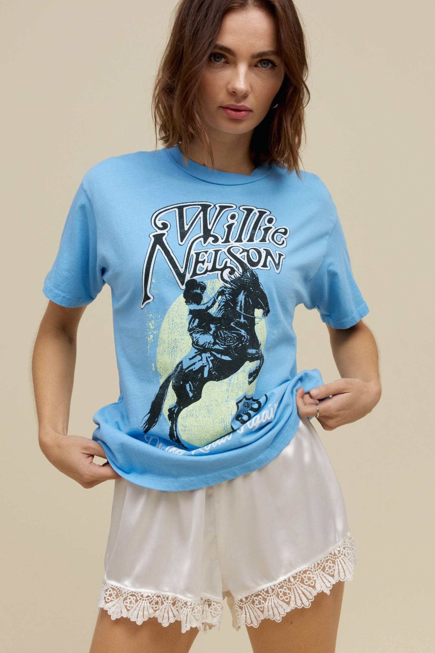 willie nelson route 66 weekend tee