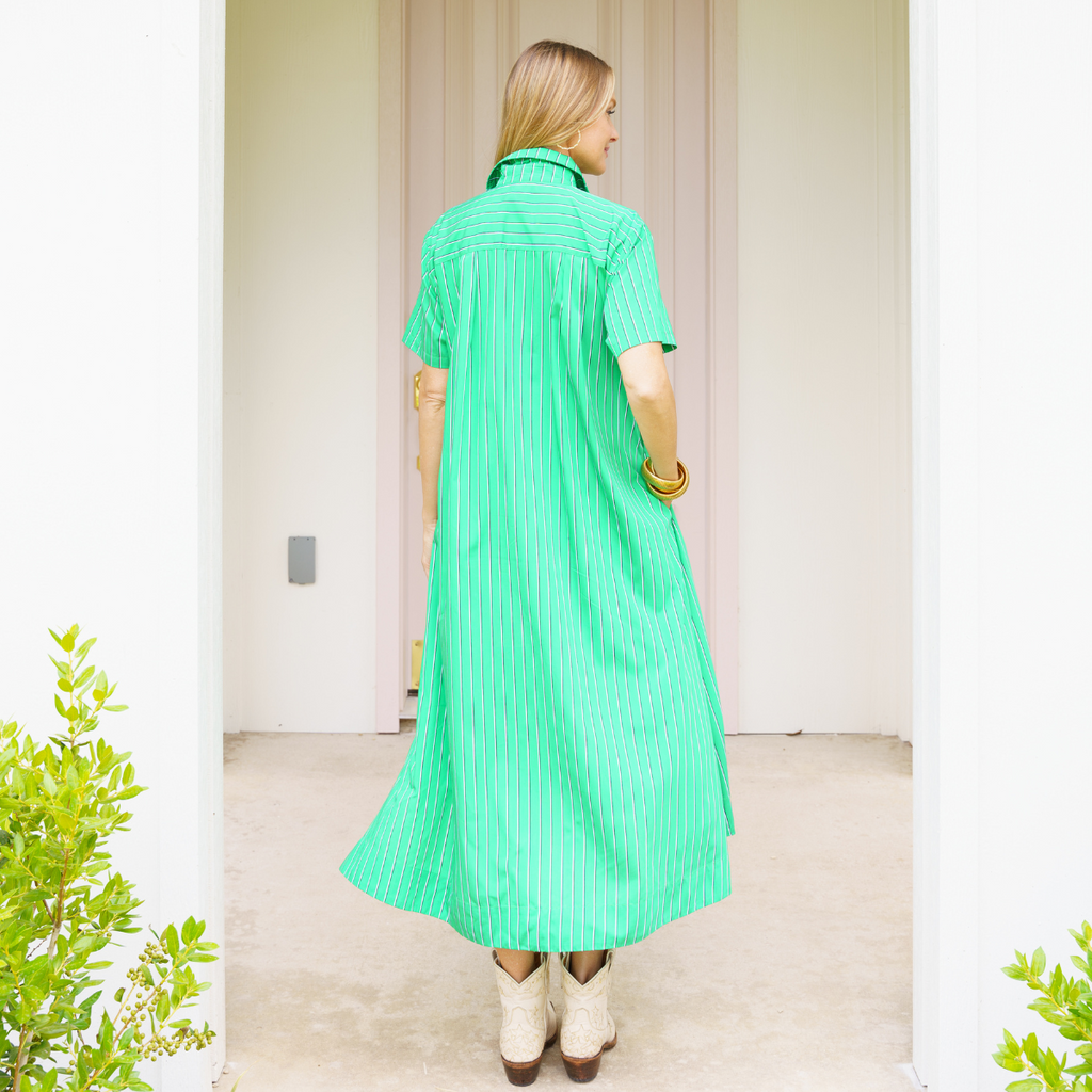 millie dress wide stripe