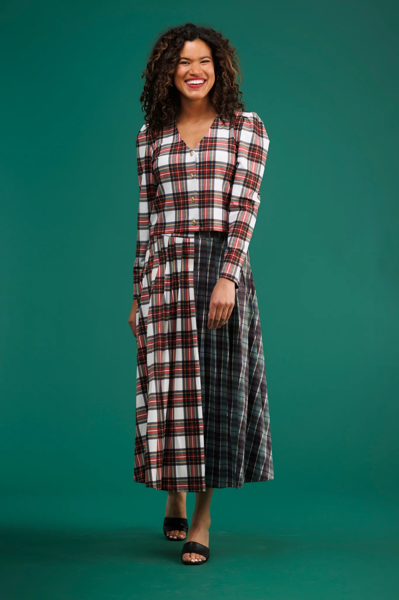 lennox tartan plaid skirt