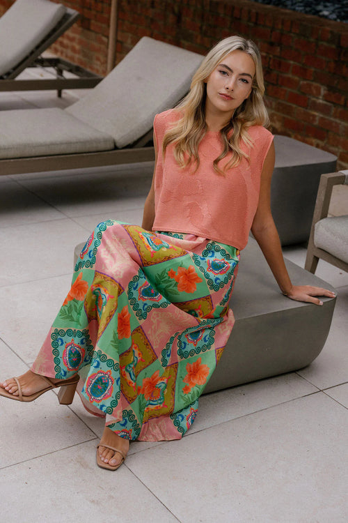 camille slip dress pink