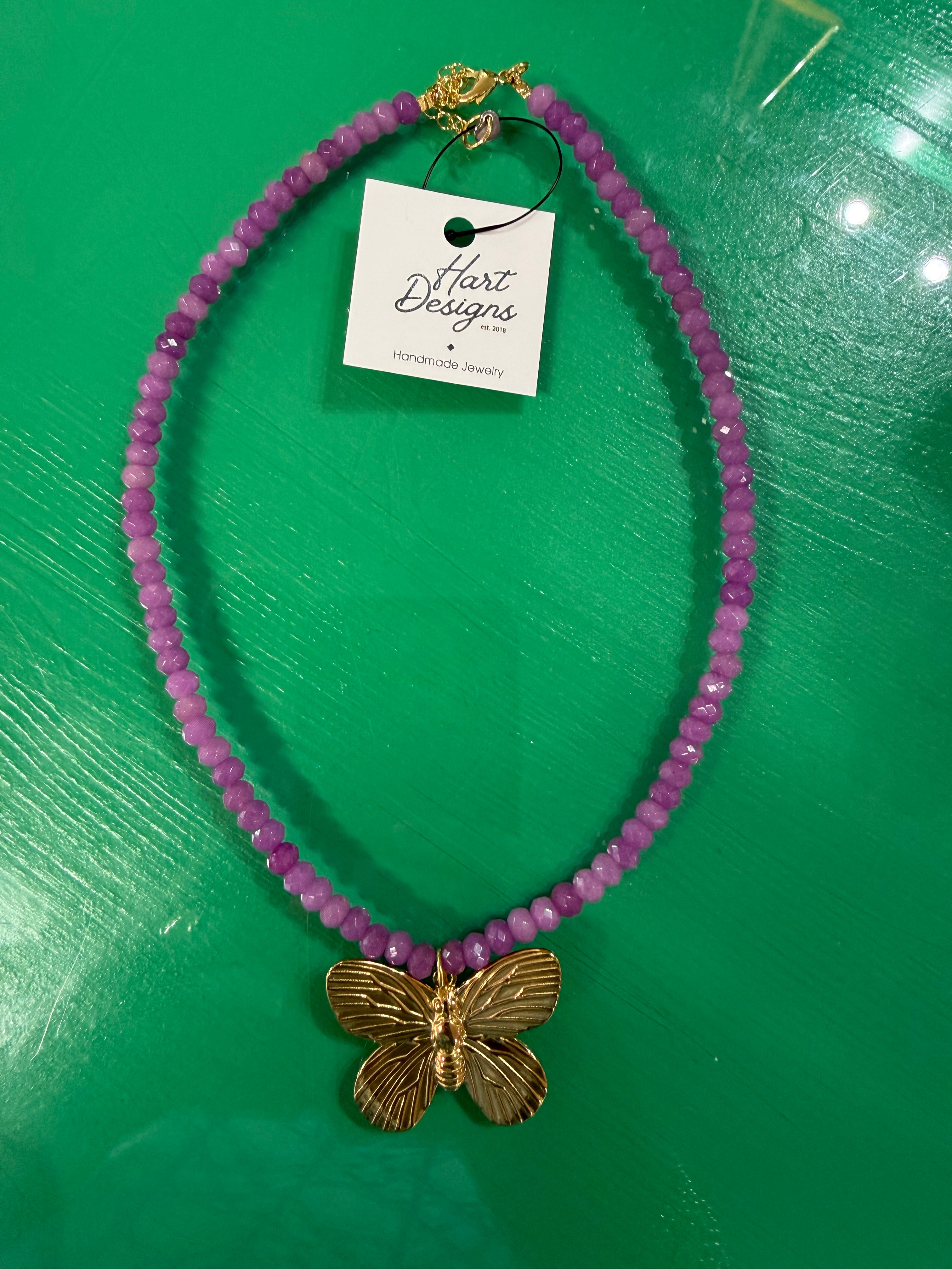 charm beaded necklace