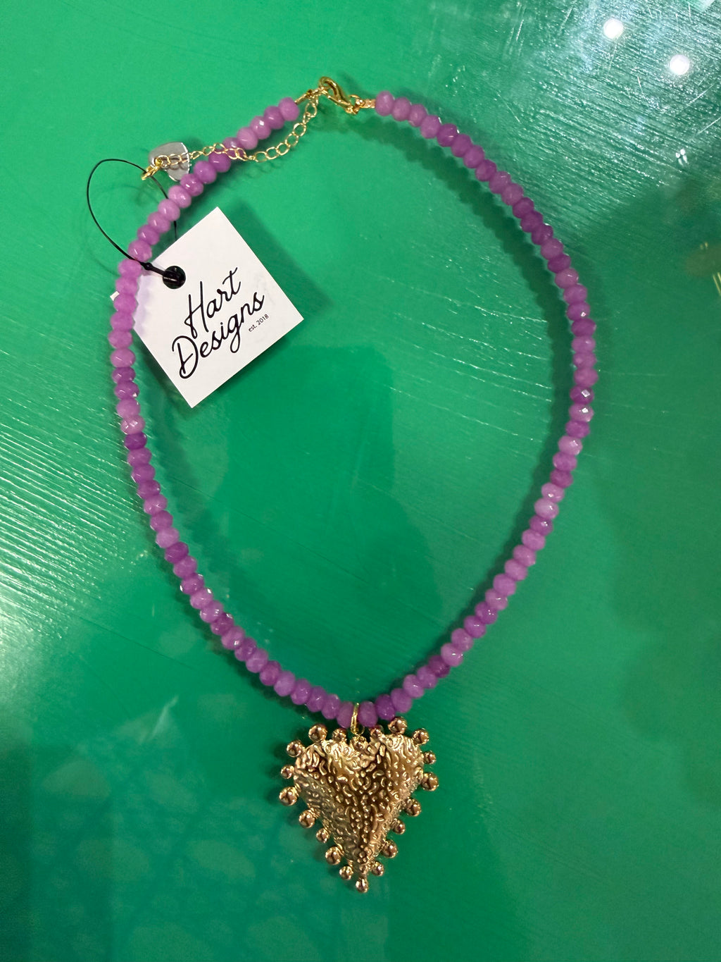 charm beaded necklace