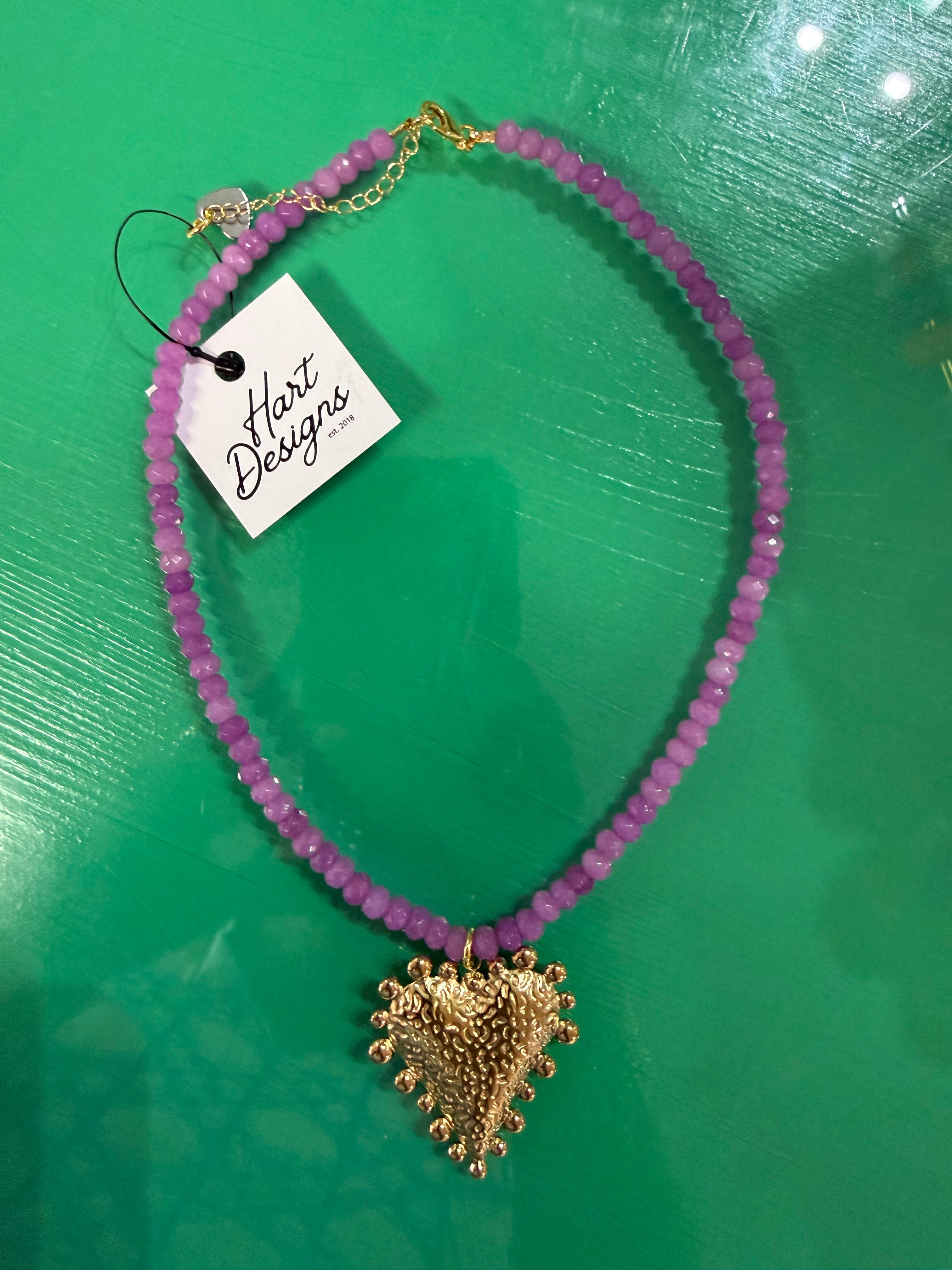 charm beaded necklace