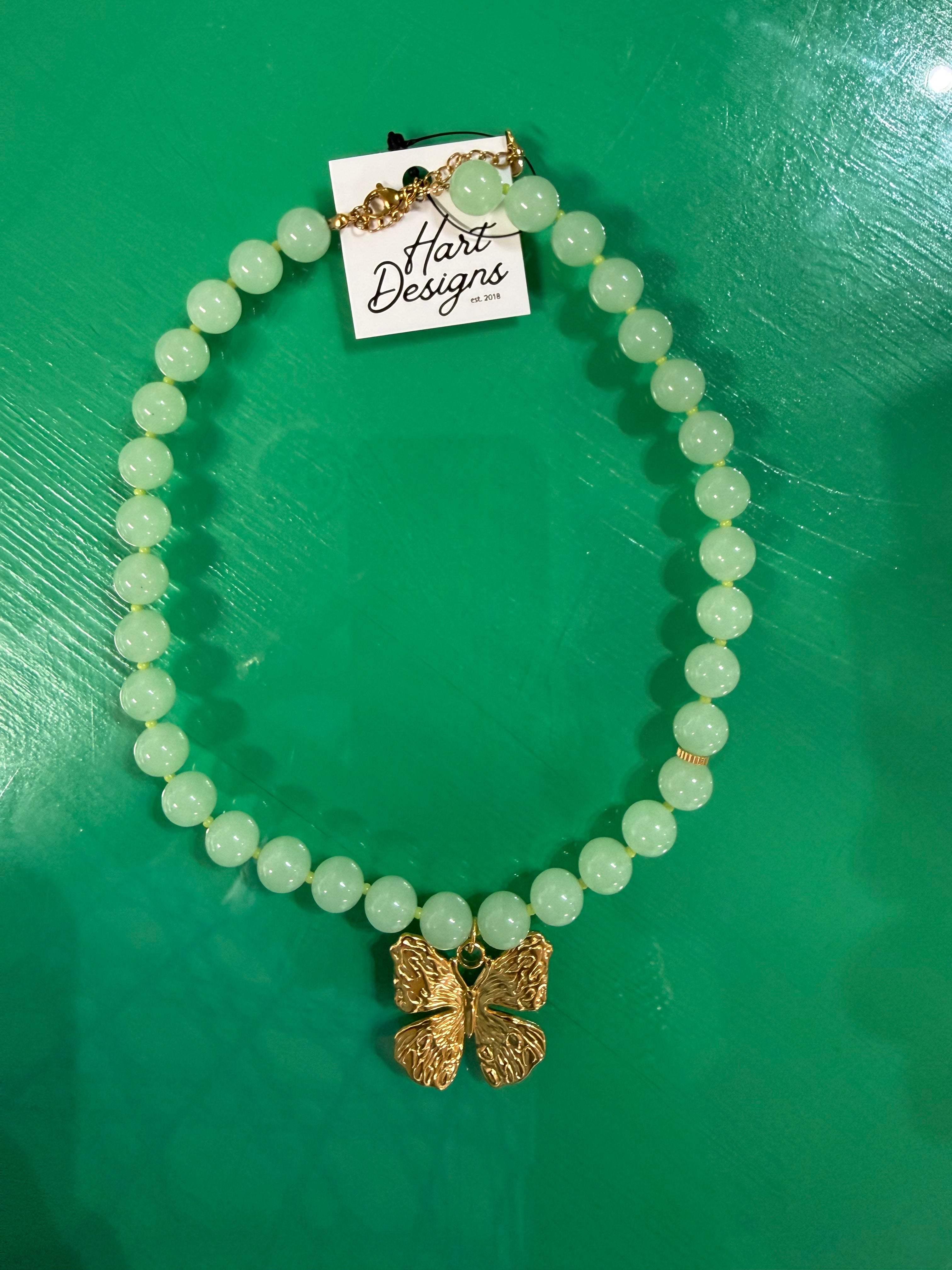 charm beaded necklace