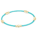 hope purpose gold bracelet turquoise