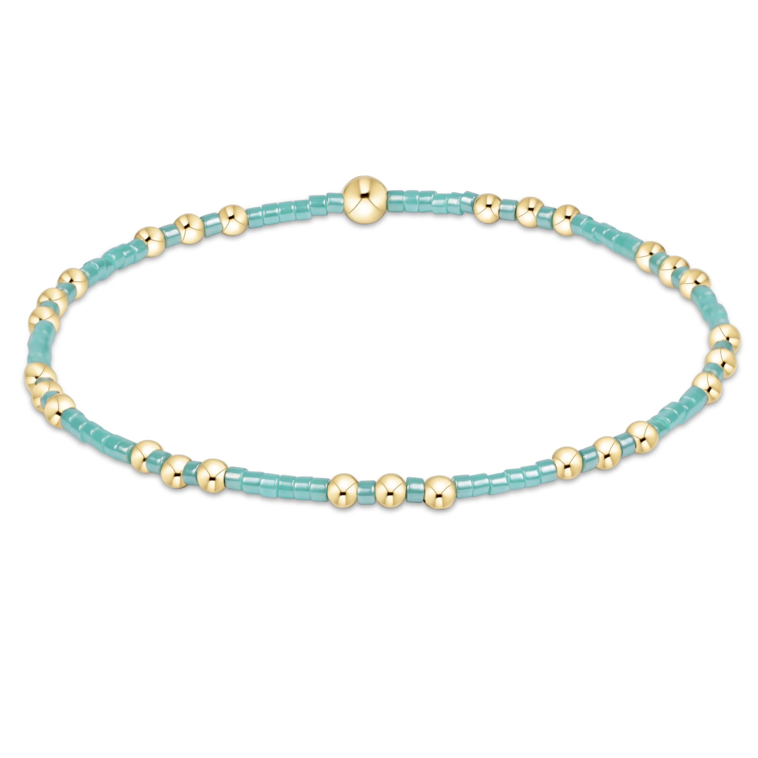 hope joy bracelet sea glass
