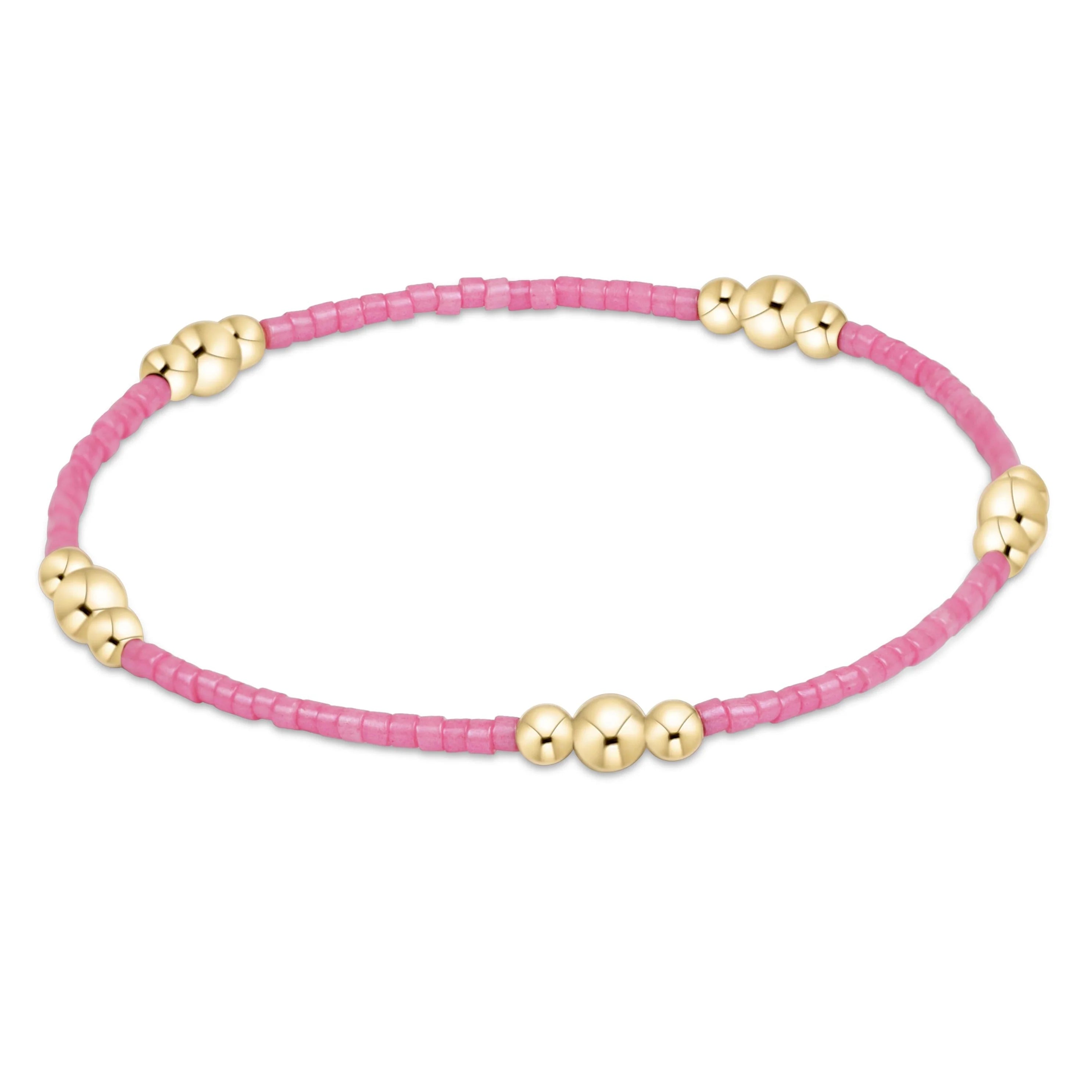 hope purpose gold bracelet bubblegum