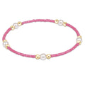 hope purpose pearl bracelet bubblegum