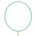 hope classic sea glass bracelet signature cross small gold charm